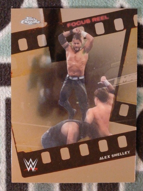 2026 Topps Chrome WWE Wrestling Focus Reel Alex Shelley #FR-25
