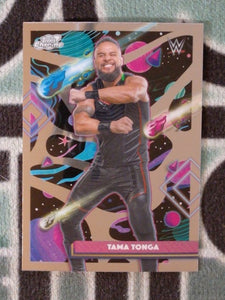 2026 Topps Chrome Cosmic WWE Wrestling Tama Tonga #130