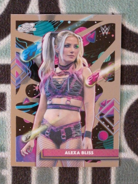2026 Topps Chrome Cosmic WWE Wrestling Alexa Bliss #150