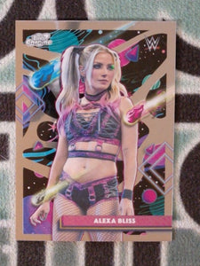2026 Topps Chrome Cosmic WWE Wrestling Alexa Bliss #150