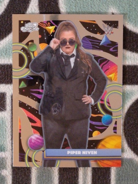 2026 Topps Chrome Cosmic WWE Wrestling Piper Niven #194