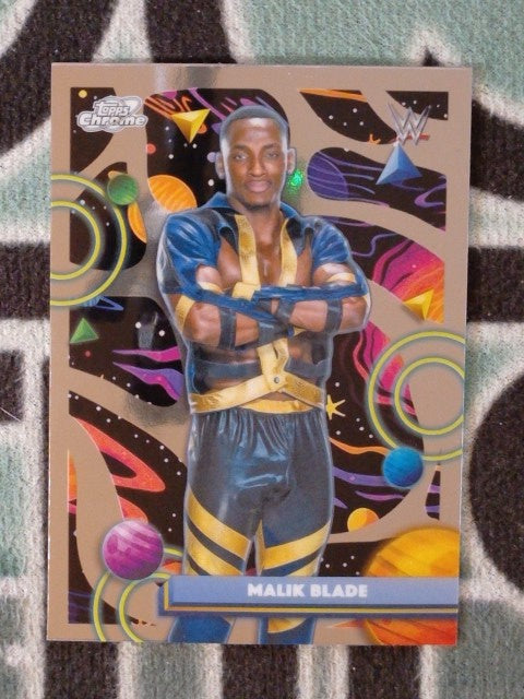 2026 Topps Chrome Cosmic WWE Wrestling Malik Blade #167