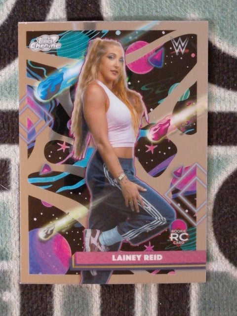 2026 Topps Chrome Cosmic WWE Wrestling Lainey Reid #153 RC