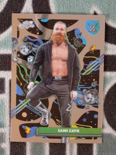 2026 Topps Chrome Cosmic WWE Wrestling Sami Zayn #85