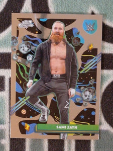 2026 Topps Chrome Cosmic WWE Wrestling Sami Zayn #85