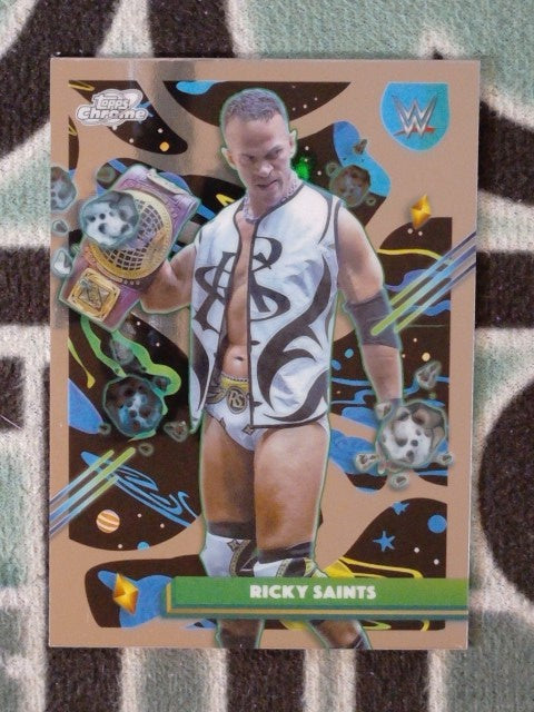 2026 Topps Chrome Cosmic WWE Wrestling Ricky Saints #39