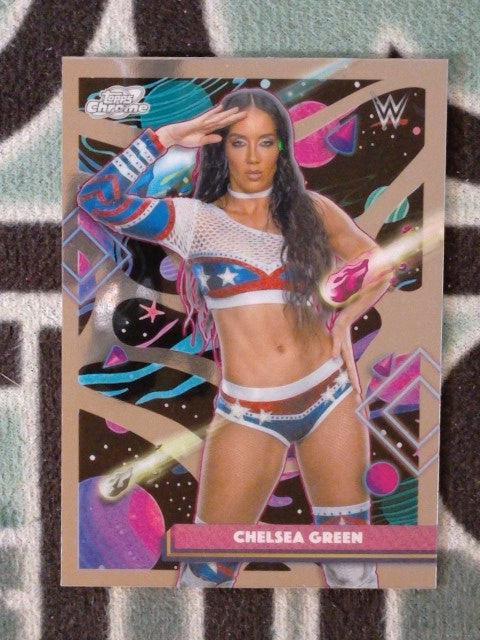 2026 Topps Chrome Cosmic WWE Wrestling Chelsea Green #156