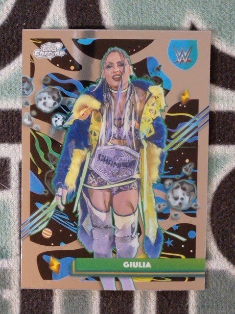 2026 Topps Chrome Cosmic WWE Wrestling Giulia #163
