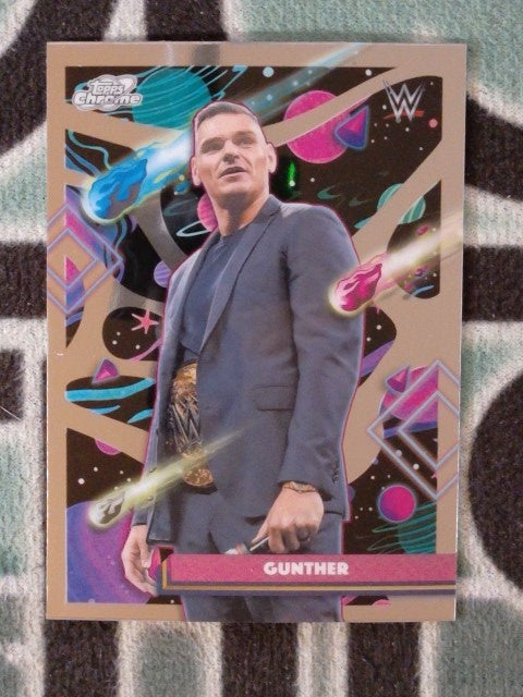 2026 Topps Chrome Cosmic WWE Wrestling Gunther #44
