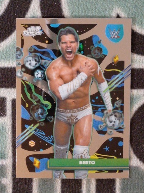 2026 Topps Chrome Cosmic WWE Wrestling Berto #137