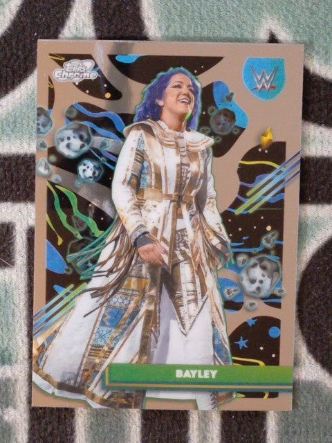 2026 Topps Chrome Cosmic WWE Wrestling Bayley #122