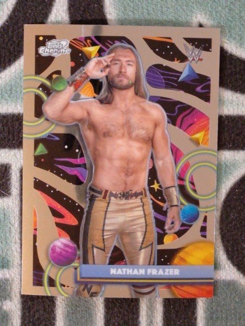 2026 Topps Chrome Cosmic WWE Wrestling Nathan Frazer #185