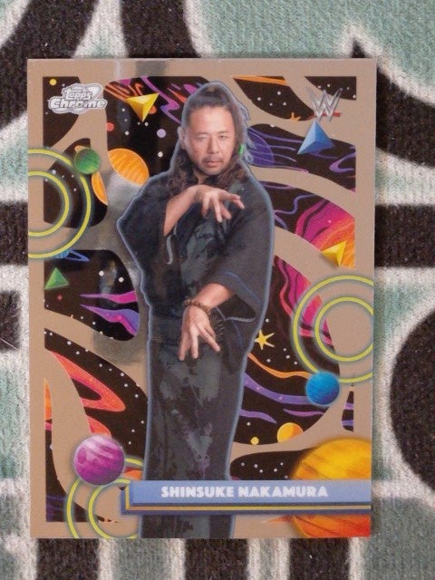 2026 Topps Chrome Cosmic WWE Wrestling Shinsuke Nakamura #173