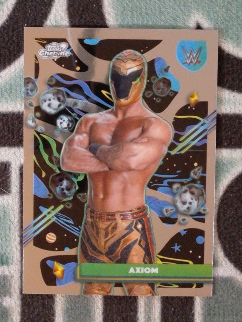 2026 Topps Chrome Cosmic WWE Wrestling Axiom #184
