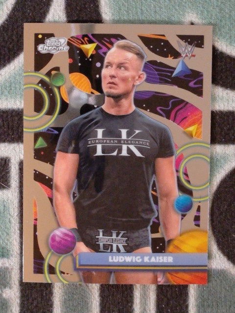2026 Topps Chrome Cosmic WWE Wrestling Ludwig Kaiser #76