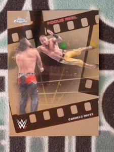 2026 Topps Chrome WWE Wrestling Focus Reel Carmelo Hayes #FR-7