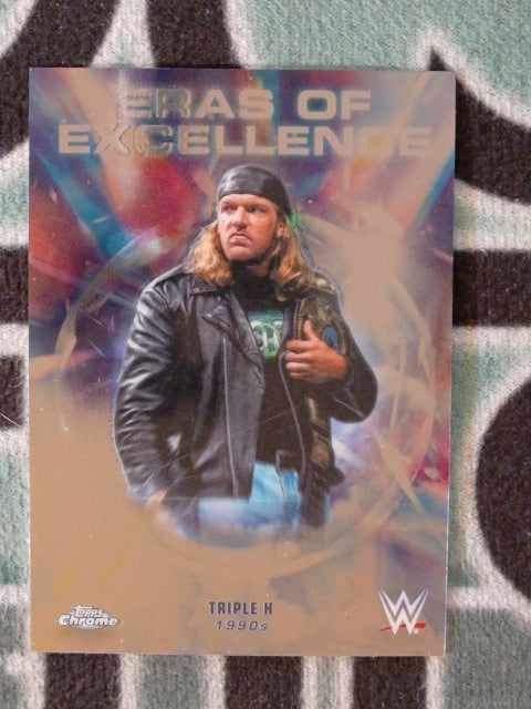2026 Topps Chrome WWE Wrestling Eras of Excellence Triple H #ERA-24