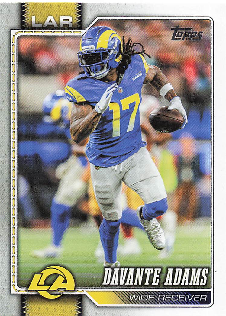 2026 Topps Flagship Football Davante Adams #117