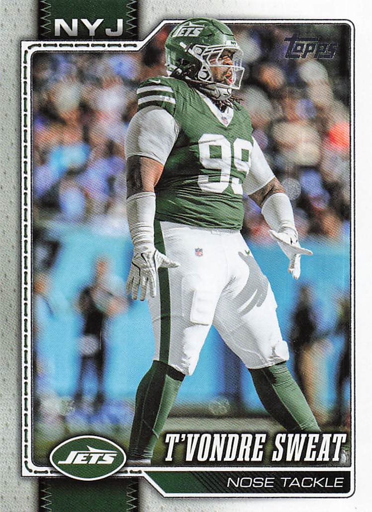 2026 Topps Flagship Football T’Vondre Sweat #256