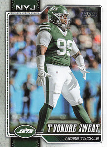 2026 Topps Flagship Football T’Vondre Sweat #256