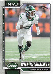 2026 Topps Flagship Football Will McDonald IV #158