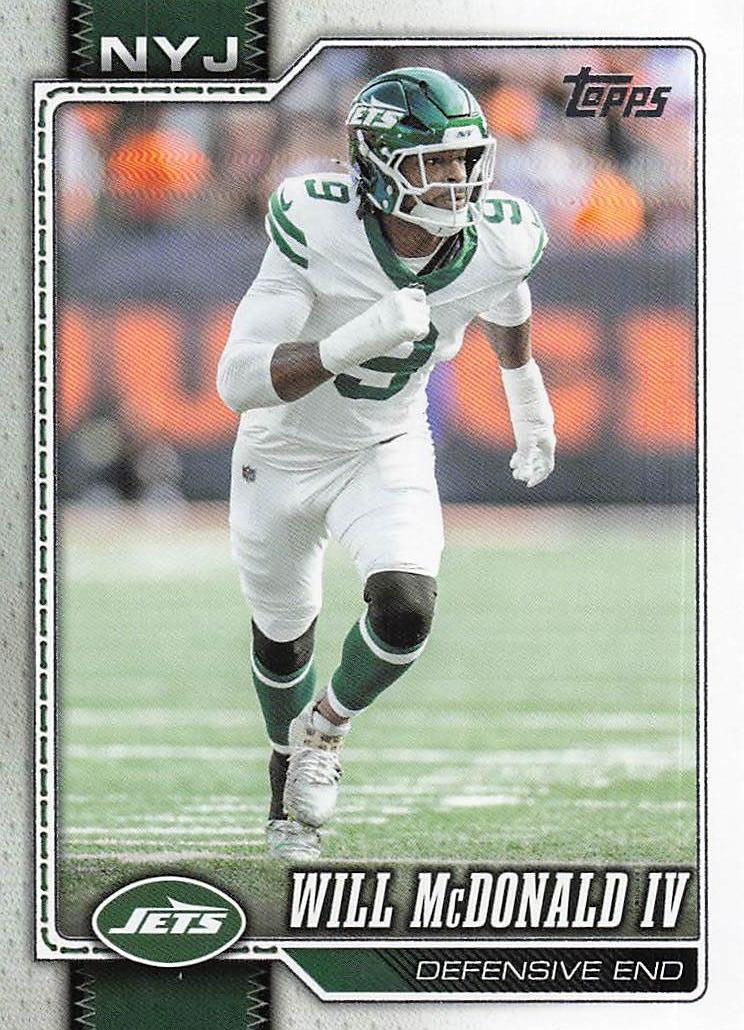2026 Topps Flagship Football Will McDonald IV #158