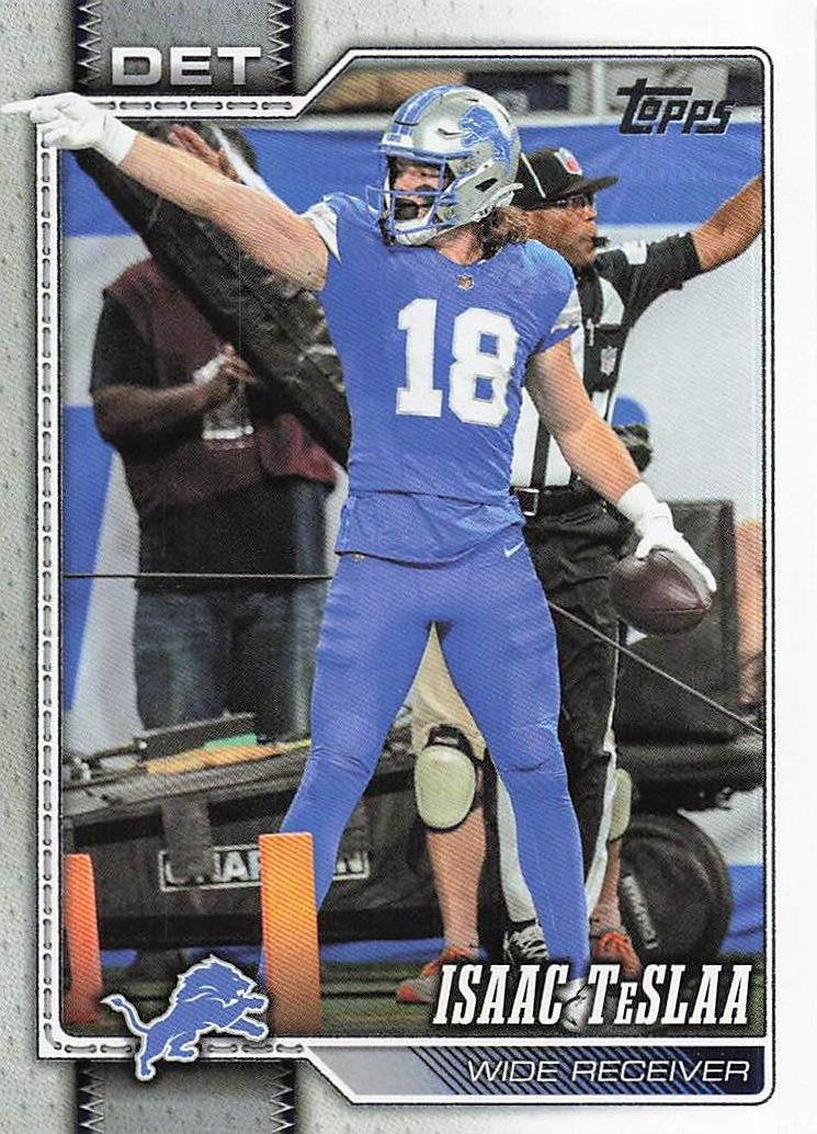 2026 Topps Flagship Football Isaac TeSlaa #64