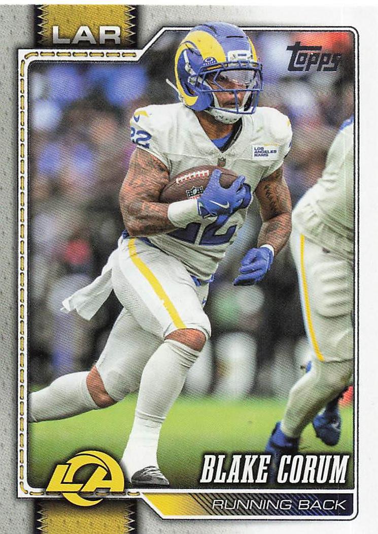 2026 Topps Flagship Football Blake Corum #234