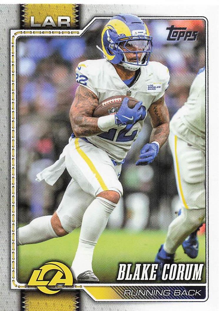 2026 Topps Flagship Football Blake Corum #234