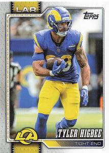 2026 Topps Flagship Football Tyler Higbee #232