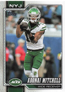 2026 Topps Flagship Football Adonai Mitchell #247