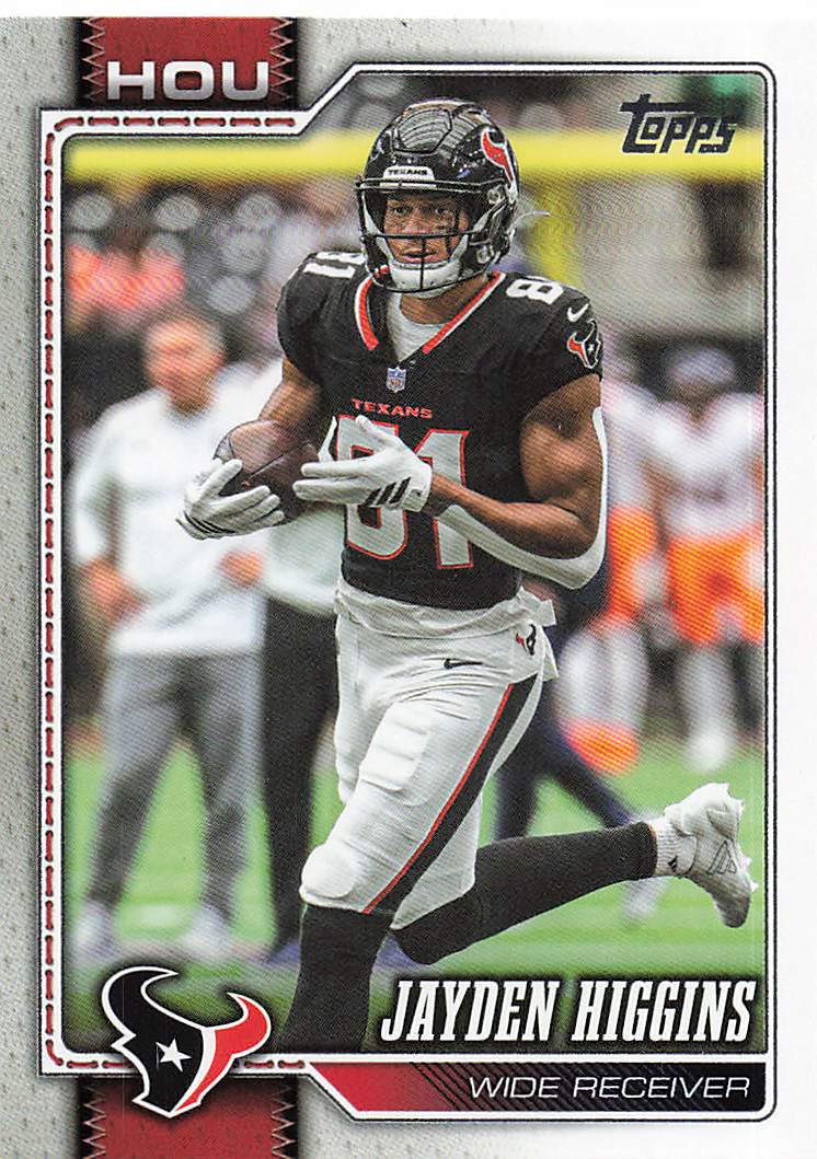 2026 Topps Flagship Football Jayden Higgins #79