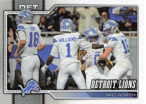 2026 Topps Flagship Football Detroit Lions #273