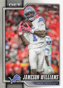 2026 Topps Flagship Football Jameson Williams #67