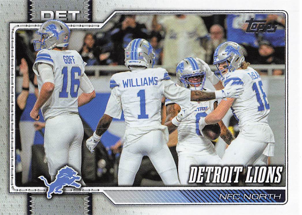 2026 Topps Flagship Football Detroit Lions #273