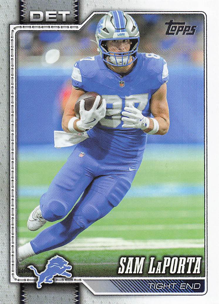 2026 Topps Flagship Football Sam LaPorta #221