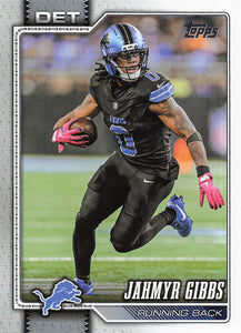 2026 Topps Flagship Football Jahmyr Gibbs #70