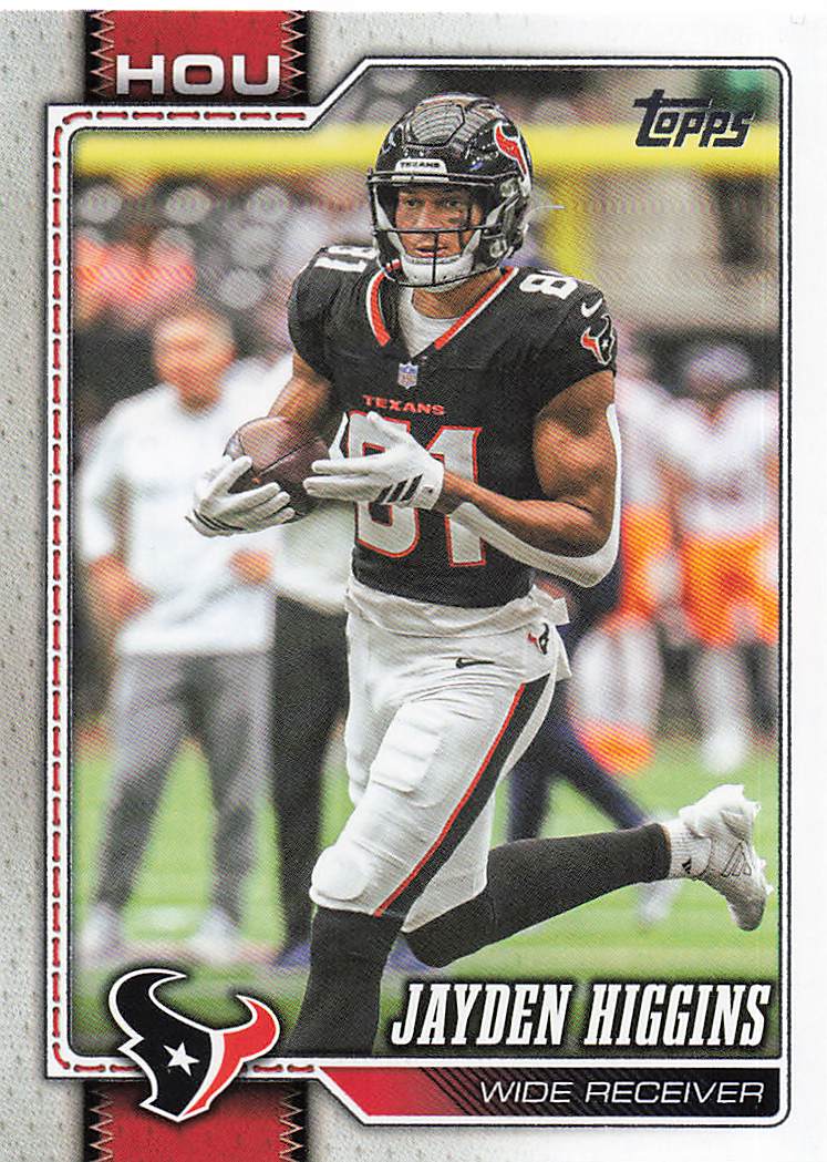 2026 Topps Flagship Football Jayden Higgins #79