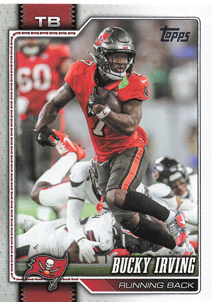 2026 Topps Flagship Football Bucky Irving #188