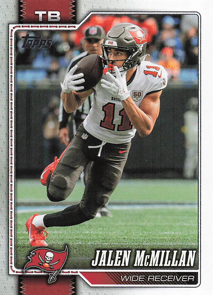 2026 Topps Flagship Football Jalen McMillan #187