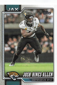 2026 Topps Flagship Football Josh Hines-Allen #95