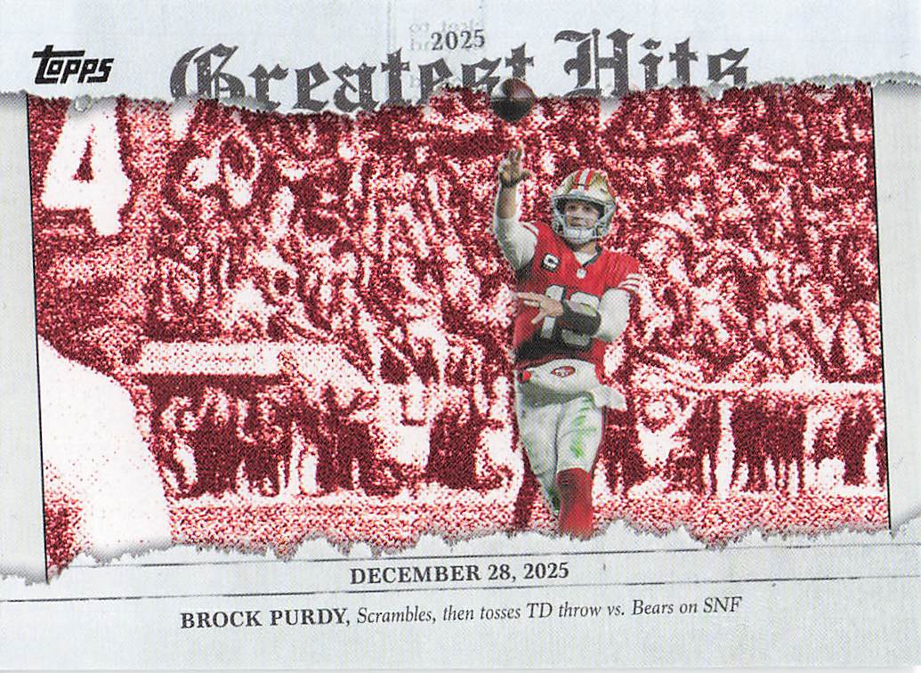 2026 Topps Flagship Football Topps Profiles Christian McCaffrey #TP-5