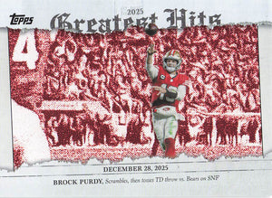 2026 Topps Flagship Football Topps Profiles Christian McCaffrey #TP-5