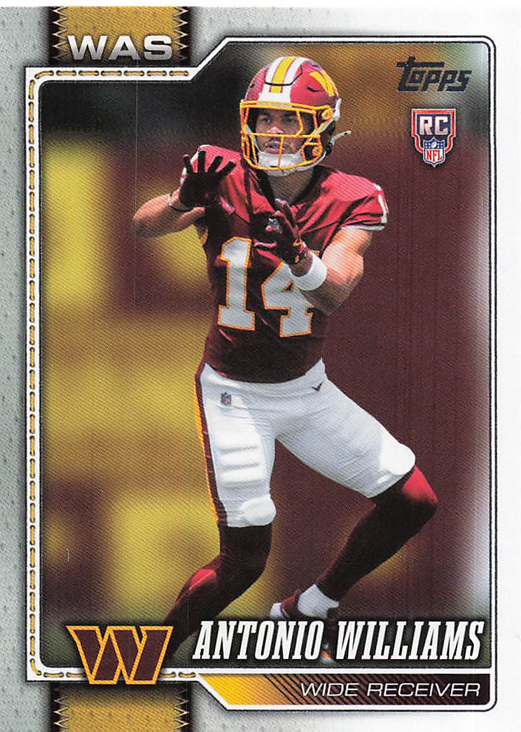 2026 Topps Flagship Football Antonio Williams #328 RC