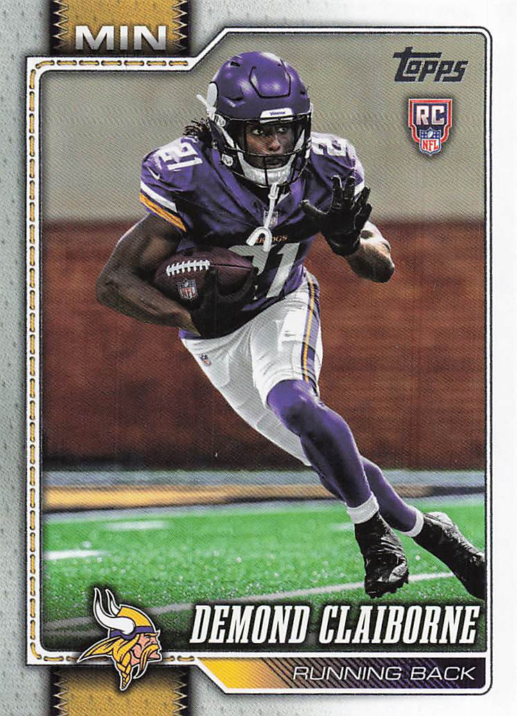 2026 Topps Flagship Football Demond Claiborne #316 RC