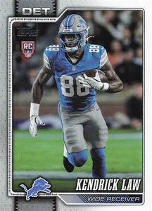 2026 Topps Flagship Football Kendrick Law #374 RC