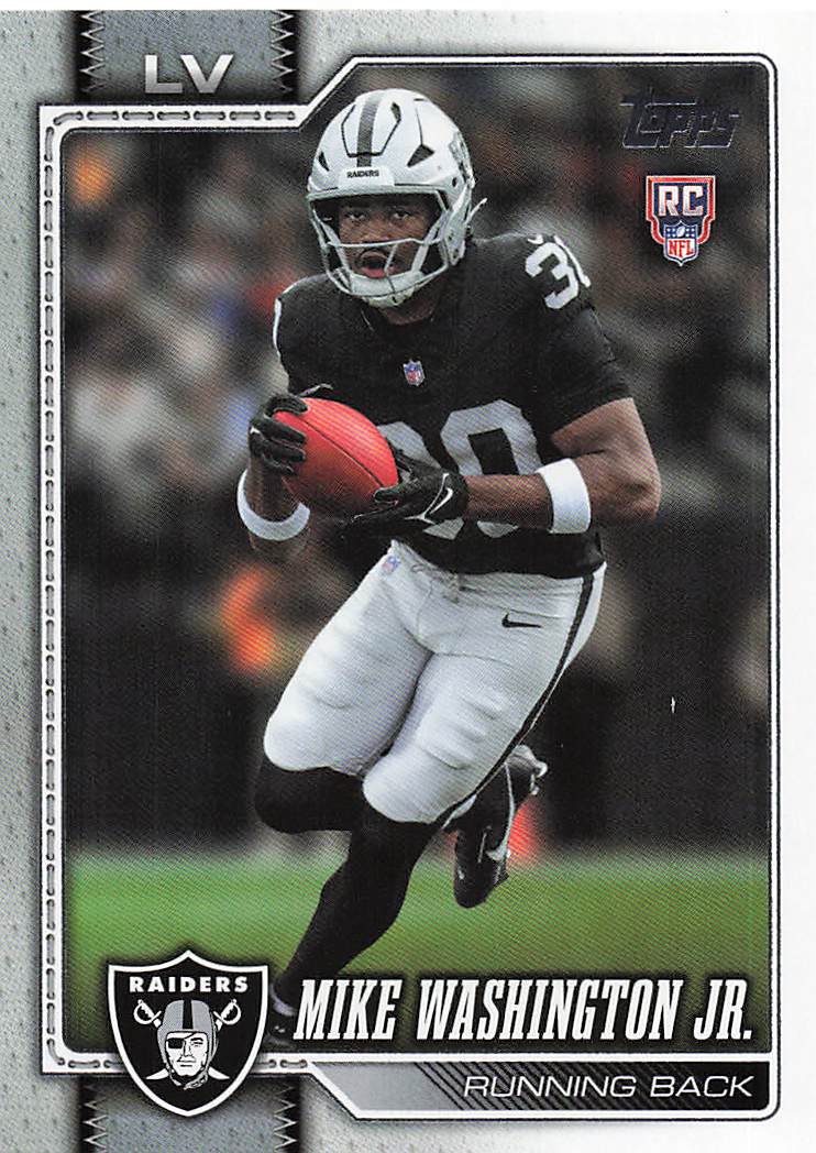 2026 Topps Flagship Football Mike Washington Jr. #311 RC