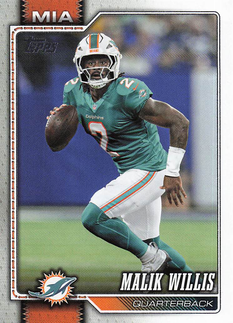 2026 Topps Flagship Football Malik Willis #238