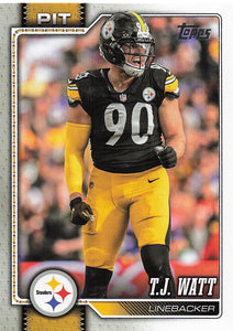 2026 Topps Flagship Football T.J. Watt #254