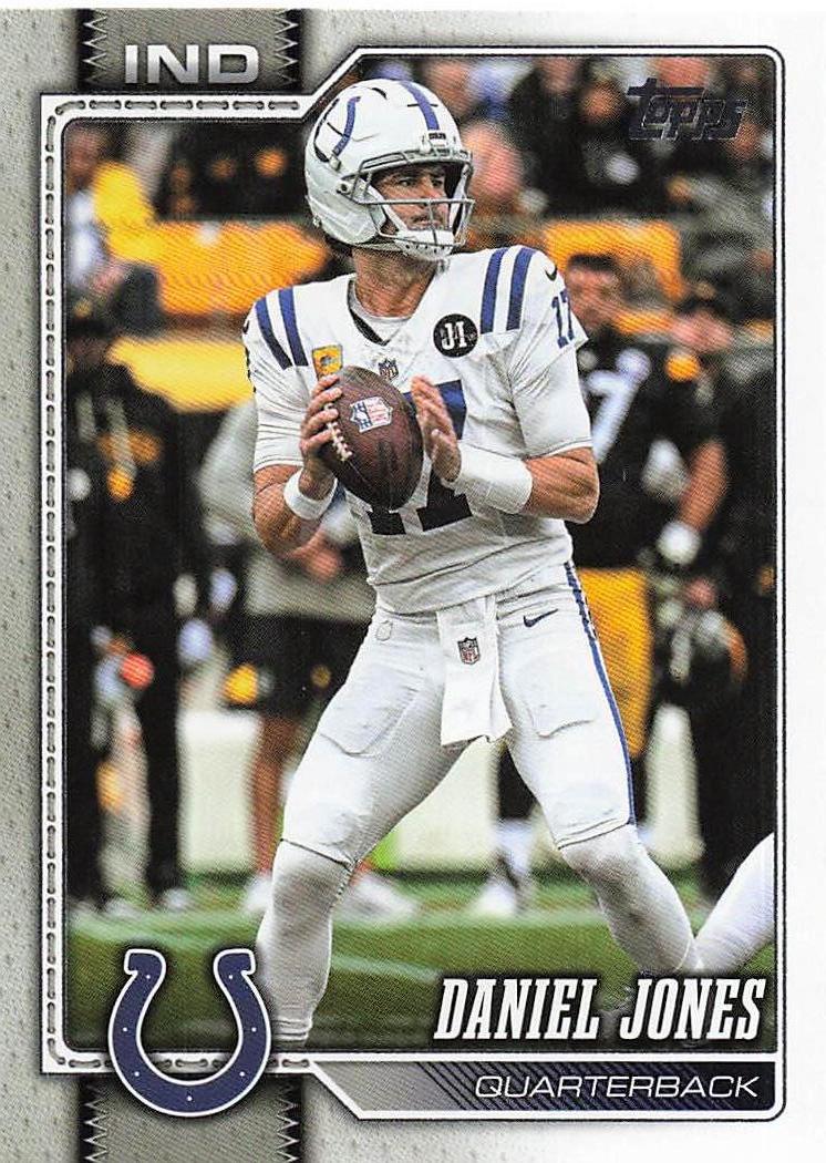 2026 Topps Flagship Football Daniel Jones #89